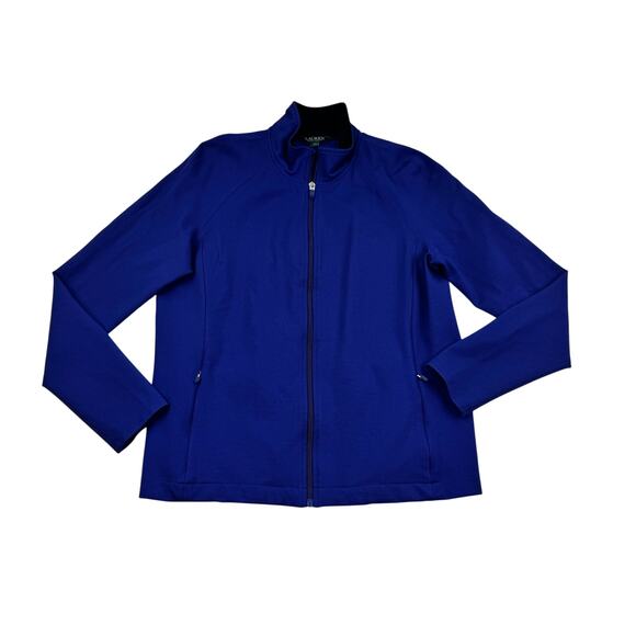 Lauren by Ralph Lauren Jackets & Blazers - Lauren Ralph Lauren Heavy Scuba Full Zip Front Sports Jacket Women's Size XL